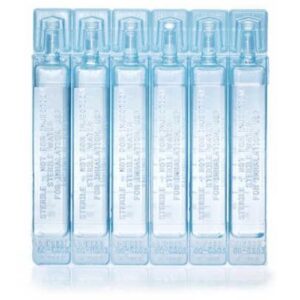 Sterile Water, 3 ML, 100 Vials/Pack