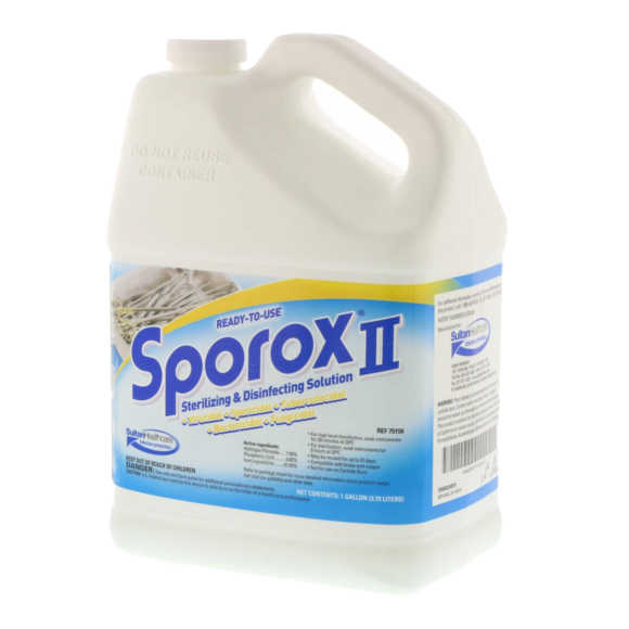 Sultan Sporox II Sterilizing and Disinfecting Solution, Gallon, Each