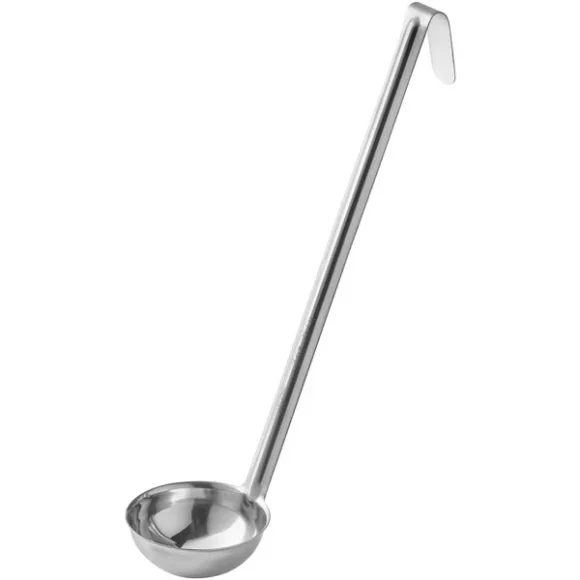 Vollrath, 3 oz., Stainless Steel, Bowl Diameter - 2 13/16", One Piece Ladle, Each