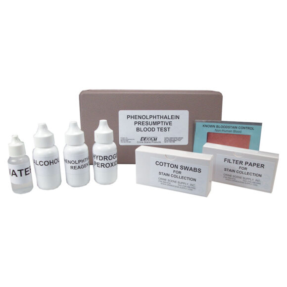 Phenolphthalein Presumptive Blood Test Kit, 60 Tests/Kit, Each