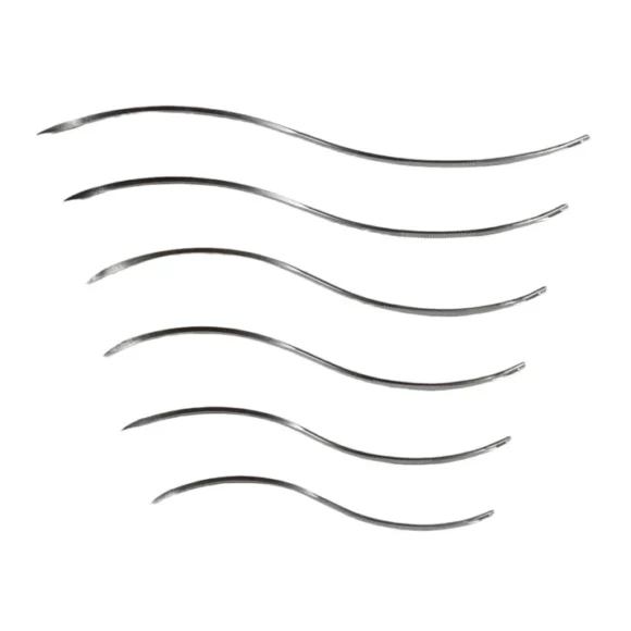 Postmortem Serpentine Needles, 6", 12/Pack