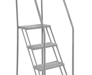 4 Step Narrow Aisle Ladder - Assembled with 10" Top Step, 450 lb Capacity, Each