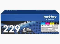 Brother® TN229 Black/Cyan/Magenta/Yellow Toner Cartridges, Pack Of 4 Cartridges